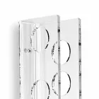 Porta bottiglie da muro trasparente Baby small L6xH60xP11cm Viadurini