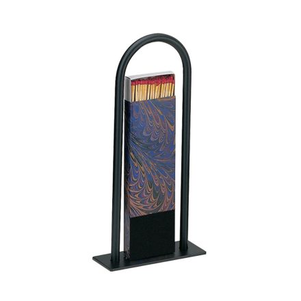 Porta Fiammiferi in Metallo o Acciaio e Decoro Colorato Made in Italy - Henna Viadurini