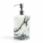 Porta Sapone Bagno in Marmo Paonazzo di Design Made in Italy - Curt  Viadurini