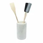 Porta Utensili da Cucina in Marmo Bianco Grigio o Nero Made in Italy - Tulvio Viadurini