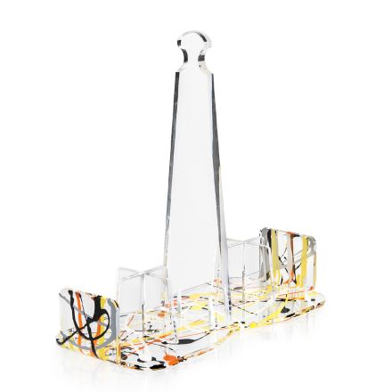 Portabicchieri Multicolor Elegante in Plexiglass Made in Italy - Multibic Viadurini