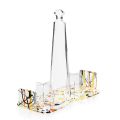 Portabicchieri in Plexiglass Multicolor Made in Italy Elegante - Multibic