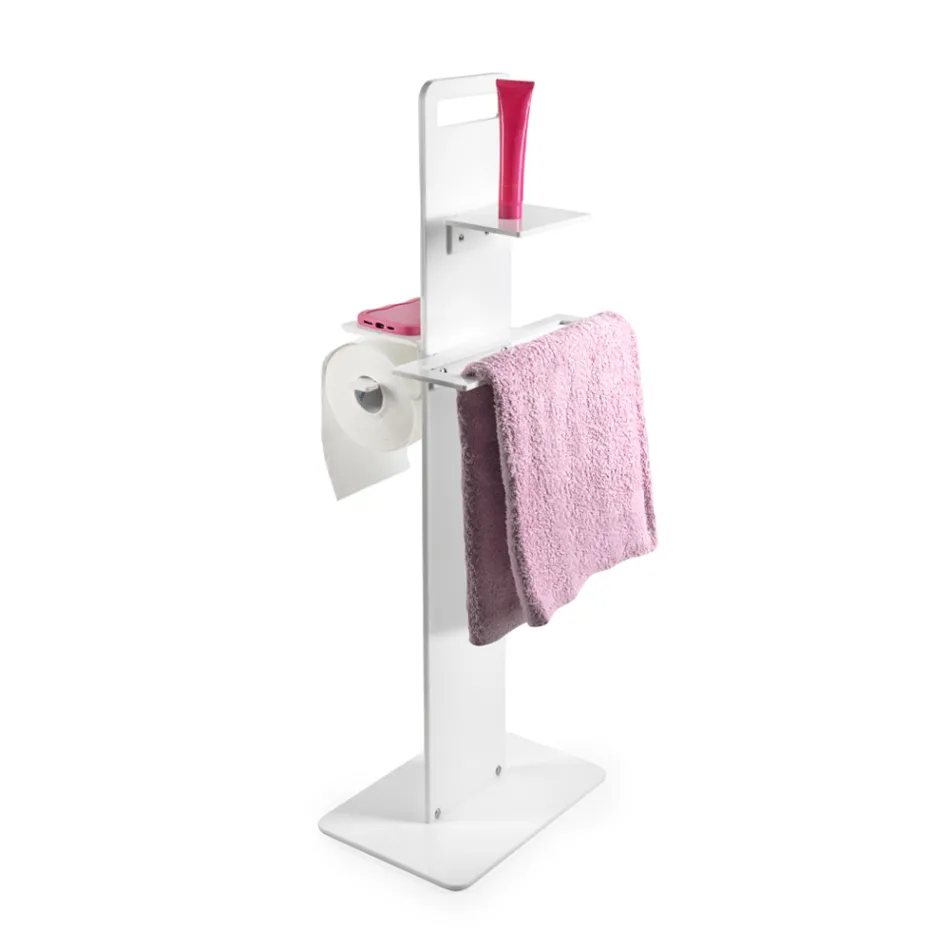 Portacarta, Porta Asciugamano e Sapone da Bidet Made in Italy - Pluto Viadurini