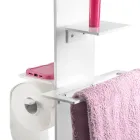 Portacarta, Porta Asciugamano e Sapone da Bidet Made in Italy - Pluto Viadurini