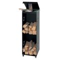 Portalegna con 2 Vani Contenitori e Ripiano Superiore Made in Italy - Colibri