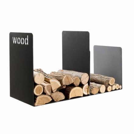 Portalegna per Camino Design Made in Italy PLW Viadurini