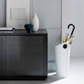 Portaombrelli in cuoi rigenerato di design fatto a mano Pluvia