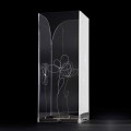 Portaombrelli Plastica Trasparente con Foglie Stilizzate Incise - Florino