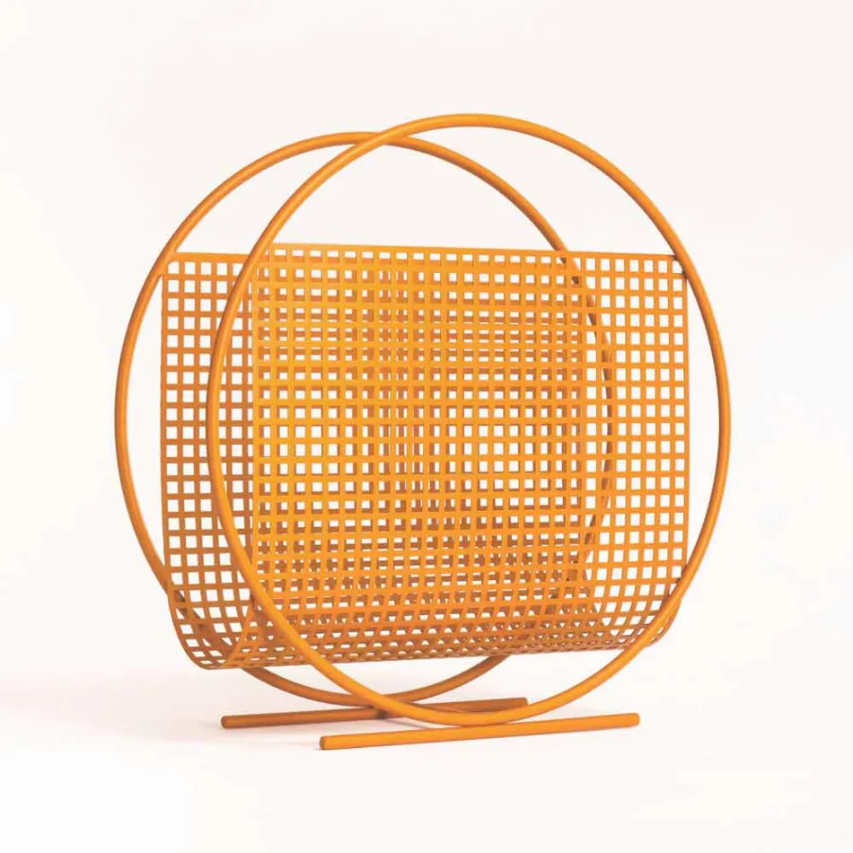 Portariviste da Terra Rotondo di Design in Acciaio Made in Italy - Mestolino Viadurini