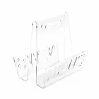Portariviste di Design in Plexiglass Nero o Trasparente Made in Italy – Omar Viadurini
