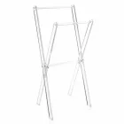 Portasciugamani da Terra Design in Plexiglass Trasparente o con Legno - Stendio Viadurini