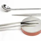 Posate in Acciaio Inox con Bacchette Design di Lusso Italiano - Carronde Viadurini