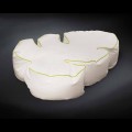 Pouf da esterno e interno in ecopelle nautica idrorepellente Philo