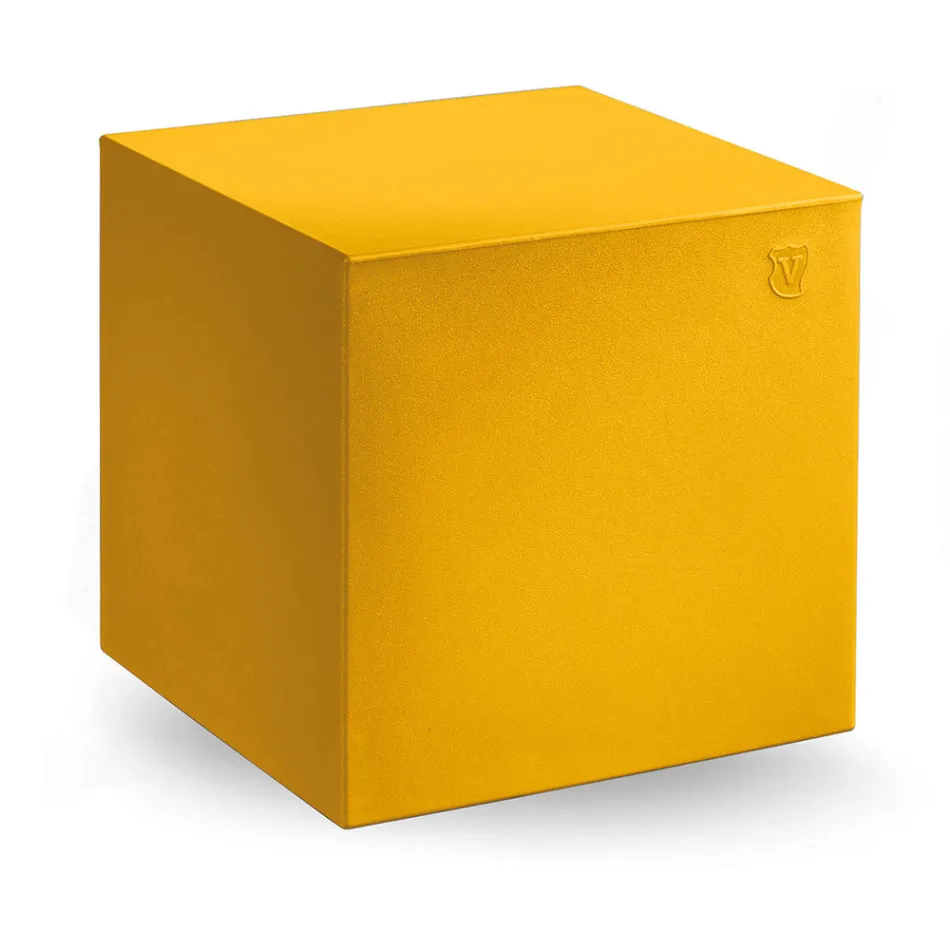 Pouf da Giardino in Polietilene 8 Finiture Realizzato in Italia - Viky Viadurini