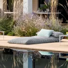 Pouf Daybed Singolo da Esterno di Design, Alta Qualità Made in Italy - Emanuela Viadurini