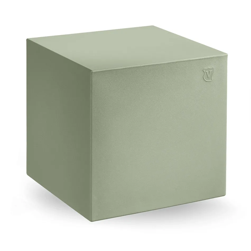 Pouf Decorativo in Polietilene 8 Finiture Realizzato in Italia - Viky Viadurini
