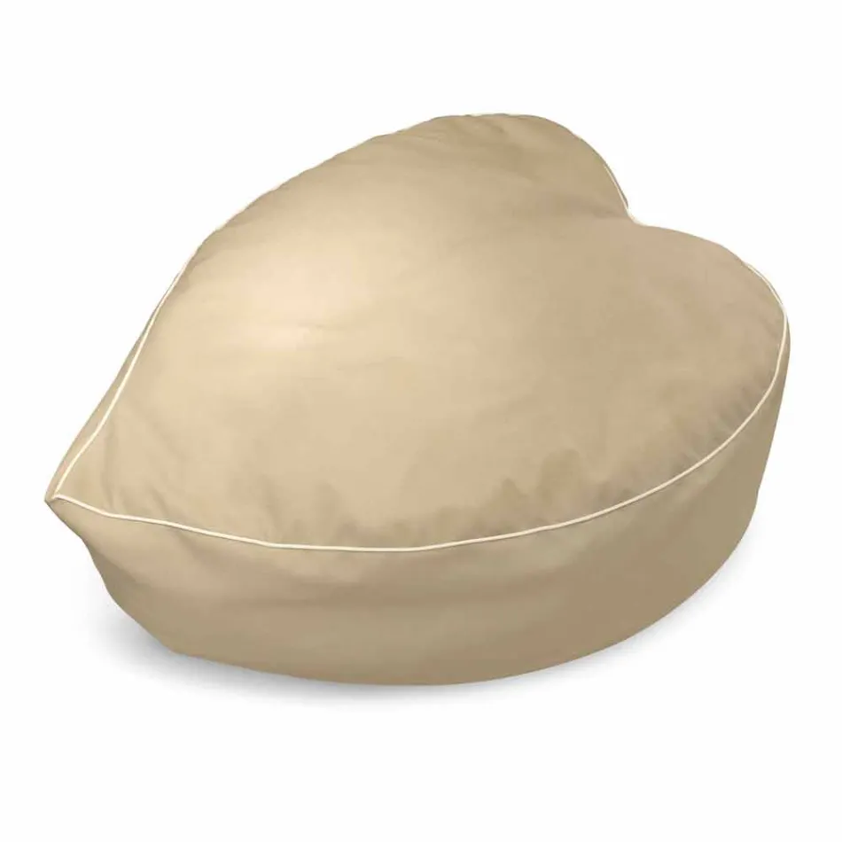 Pouf di design in ecopelle nautica per interni ed esterni Potus Viadurini