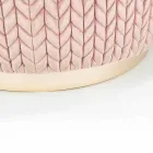 Pouf di design in tessuto Belle 1 Viadurini