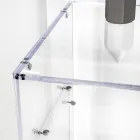 Pratica Scrivania Autoportante in Plexiglass Trasparente Made in Italy - Ghea Viadurini