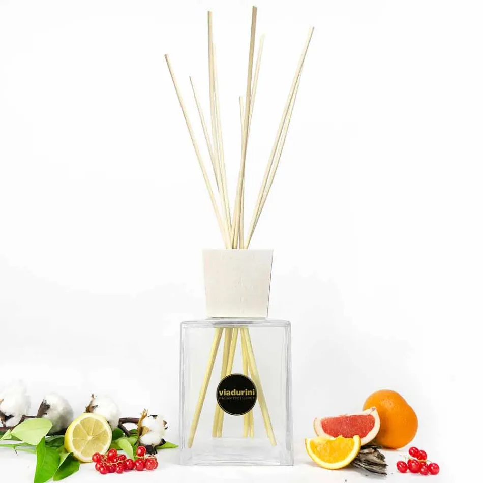 Profumatore Ambiente Cotone e Canapa 2,5 Lt con Bastoncini - Acquadipositano Viadurini