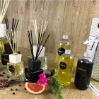 Profumatore Ambiente Fragranza Cuoio 200 ml con Bastoncini - Lavecchiavenezia Viadurini