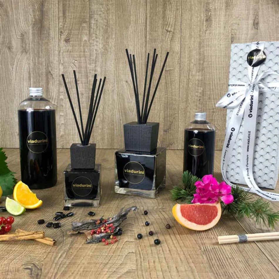 Profumatore Ambiente Zenzero Pepe Nero 200 ml con Bastoncini - Viaduriniinblack Viadurini