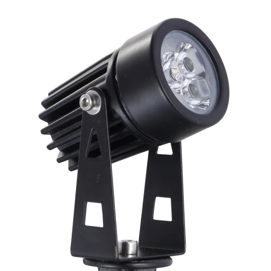Proiettore Faretto Rotondo con Led da Esterno in Alluminio 6 Pezzi - Erio Viadurini