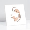 Quadretto Inciso a Laser di Maria e Gesù Bambino Made in Italy - Nigella