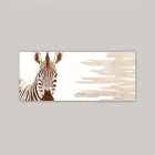 Quadro con Zebra Realizzato con il Laser Made in Italy - Yuuka Viadurini