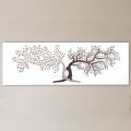 Quadro Inciso a Laser con 2 Alberi Intrecciati Made in Italy - Deide