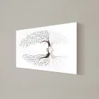 Quadro Inciso a Laser con Albero e Cuore di Famiglia Made in Italy - Aletha Viadurini