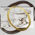 Quadro Inciso a Laser con Bacio di Maria a Gesù Made in Italy - Sylvie Viadurini