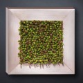 Quadro Moderno da Parete in Metallo e Foglie Artificiali Made in Italy - Trimo