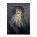 Quadro Moderno in Tela Stampata con Decoro in Foglia Oro Made in Italy - Vinci