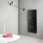 Radiatore Elettrico Verticale Design in Acciaio Moderno fino a 1000 W - Cut Viadurini