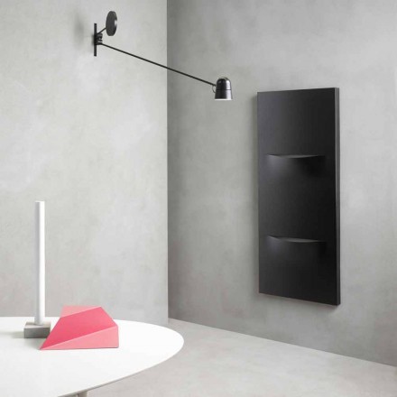 Radiatore Elettrico Verticale Design in Acciaio Moderno fino a 1000 W - Cut Viadurini