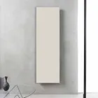 Radiatore Elettrico Verticale Design Minimale Acciaio Grigio Ardesia 700 W - Ice Viadurini