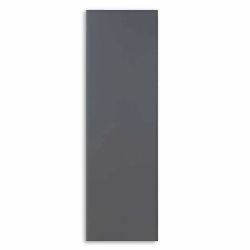 Radiatore Verticale di Design in Acciaio Grigio Ardesia fino a 626 W - Ice Viadurini