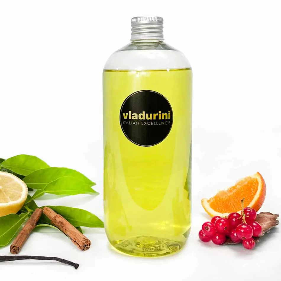 Refill Mandarino Cannella Diffusore Ambiente Bastoncini 500 ml o 1 lt Maddalena Viadurini