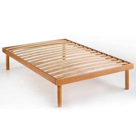 Rete Piazza e Mezzo Interamente in Legno di Faggio Bio Delta 120x190 cm - Delta Viadurini
