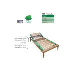 Rete Singola Regolabile Interamente in Legno Bio Energy ATP Manuale - Energy Viadurini