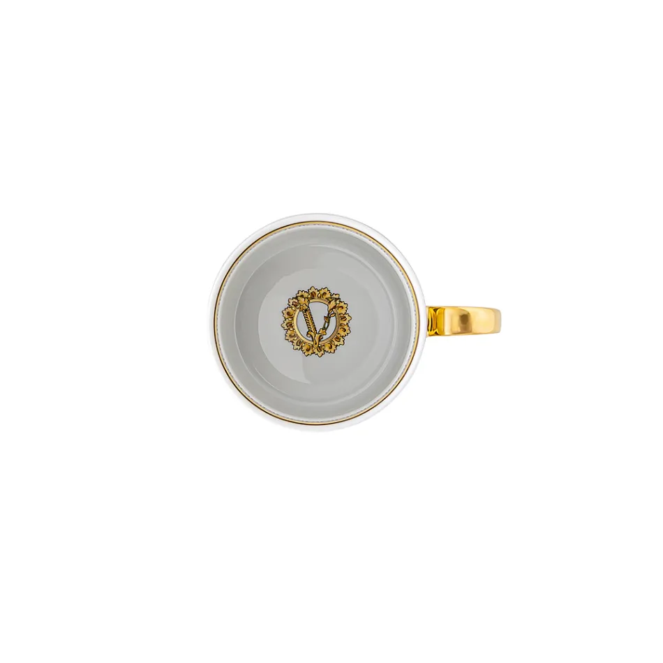 Rosenthal Versace Barocco Mosaic 4 Bicchieri con Manico in Porcellana - Mosaic Viadurini