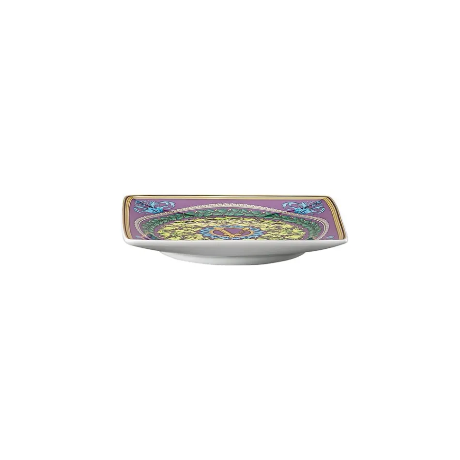 Rosenthal Versace Barocco Mosaic 6 Coppette Quadre Piane in Porcellana - Mosaic Viadurini
