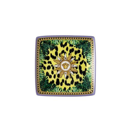 Rosenthal Versace Jungle Animalier 6 Coppette Quadre Piane - Animalier Viadurini