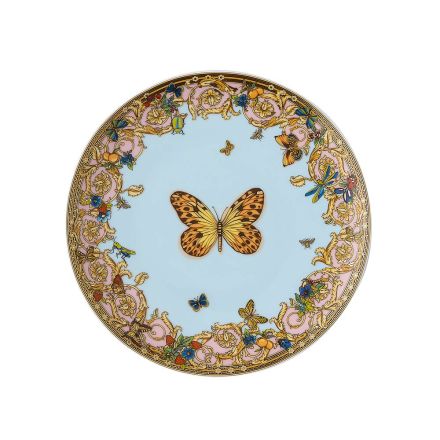 Rosenthal Versace Le Jardin 4 Piatti Piani Diametro 17 cm in Porcellana - Jardin Viadurini