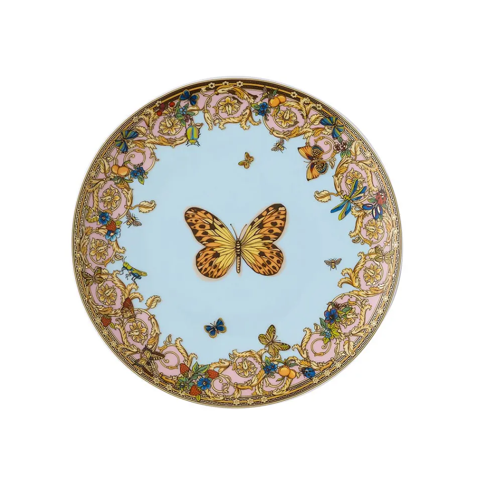 Rosenthal Versace Le Jardin 4 Piatti Piani Diametro 17 cm in Porcellana - Jardin Viadurini