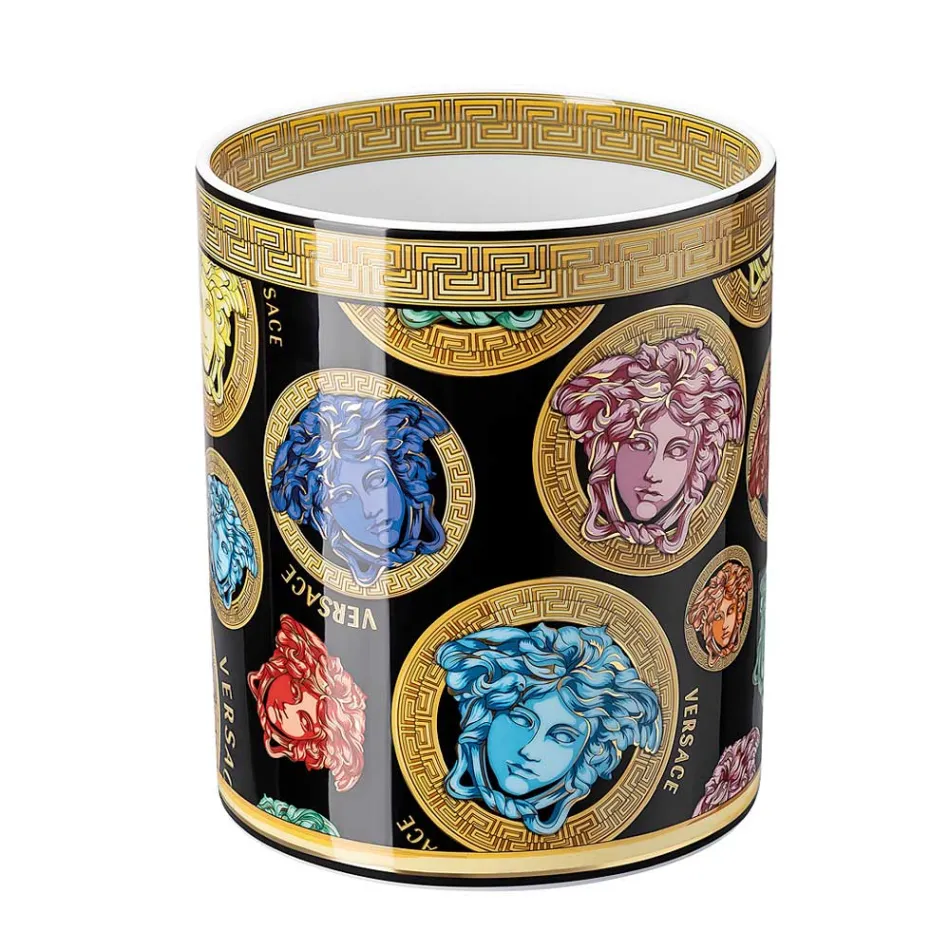 Rosenthal Versace Medusa Amplified Multicolor Vaso - Amplifiedmulticolor Viadurini
