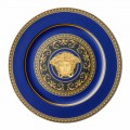 Rosenthal Versace Medusa Blue Piatto segnaposto di design porcellana