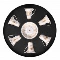 Rosenthal Versace Medusa Gala Gold set tazze espresso 6pz porcellana