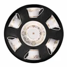 Rosenthal Versace Medusa Gala Gold set tazze in porcellana da tè 6 pzz Viadurini